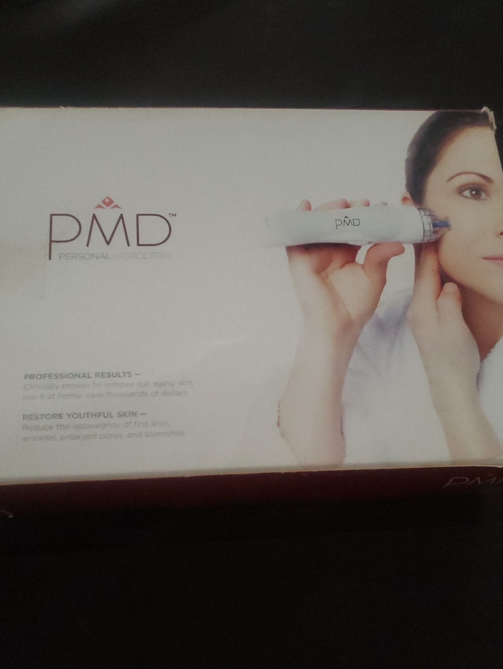 PMD White Personal Microderm Handheld Skincare Device